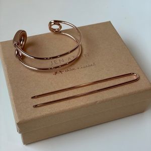 Jen Atkins x Chloe + Isabel Safety Pin Bun Cuff